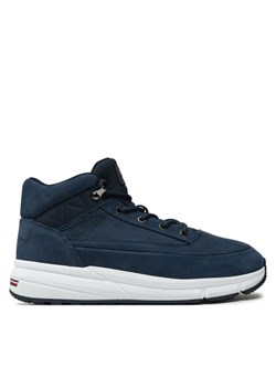 Tommy Hilfiger Sneakersy Hilfiger Warm Nubuck Hybrid B FM0FM05189 Granatowy ze sklepu MODIVO w kategorii Buty sportowe męskie - zdjęcie 182693679