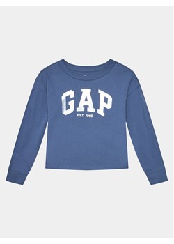 Gap Bluza 788206-03 Niebieski Regular Fit ze sklepu MODIVO w kategorii Bluzy dziewczęce - zdjęcie 182693709