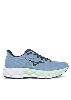 Mizuno Buty do biegania Wave Sky 8 J1GC2402 Niebieski ze sklepu MODIVO w kategorii Buty sportowe męskie - zdjęcie 182693778