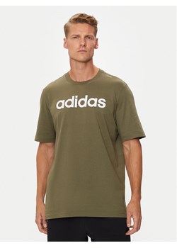 adidas T-Shirt Essentials Linear Logo IC9280 Zielony Regular Fit - id: 0000303898540 - marki adidas - 182693786 adidas T-Shirt Essentials Linear Logo IC9280 Zielony Regular Fit ze sklepu MODIVO w kategorii T-shirty męskie - zdjęcie 182693786