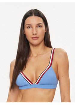 Tommy Hilfiger Góra od bikini UW0UW05290 Niebieski ze sklepu MODIVO w kategorii Stroje kąpielowe - zdjęcie 182693829