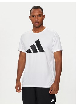 adidas T-Shirt Run It IN0075 Biały Regular Fit ze sklepu MODIVO w kategorii T-shirty męskie - zdjęcie 182693837