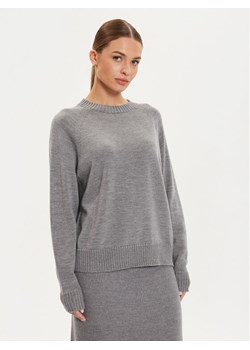 Max Mara Leisure Sweter Salvia 2426366158 Szary Relaxed Fit ze sklepu MODIVO w kategorii Swetry damskie - zdjęcie 182694018