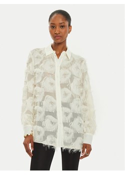 Marella Koszula Douglas 2423116022 Écru Regular Fit ze sklepu MODIVO w kategorii Koszule damskie - zdjęcie 182694035