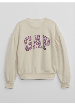 Gap Bluza 773157-02 Écru Regular Fit ze sklepu MODIVO w kategorii Bluzy dziewczęce - zdjęcie 182694145