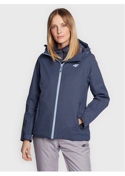 4F Kurtka narciarska H4Z22-KUDN001 Granatowy Regular Fit ze sklepu MODIVO w kategorii Kurtki damskie - zdjęcie 182694149