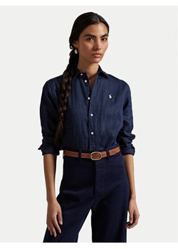 Polo Ralph Lauren Koszula 211970730002 Granatowy Classic Fit ze sklepu MODIVO w kategorii Koszule damskie - zdjęcie 182694159