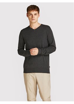 Jack&Jones Sweter Emil 12208365 Szary Regular Fit ze sklepu MODIVO w kategorii Swetry męskie - zdjęcie 182694227