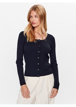 Tommy Hilfiger Kardigan WW0WW38995 Granatowy Slim Fit ze sklepu MODIVO w kategorii Swetry damskie - zdjęcie 182694276