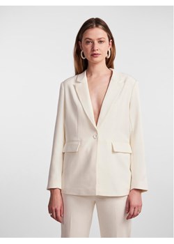 YAS Marynarka 26028353 Biały Regular Fit ze sklepu MODIVO w kategorii Marynarki damskie - zdjęcie 182694388