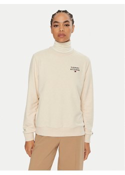 Tommy Hilfiger Bluza UW0UW04521 Beżowy Regular Fit ze sklepu MODIVO w kategorii Bluzy damskie - zdjęcie 182694537