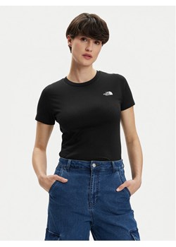 The North Face T-Shirt Simple Dome NF0A87NH Czarny Regular Fit ze sklepu MODIVO w kategorii Bluzki damskie - zdjęcie 182694567
