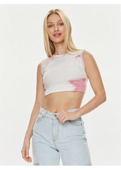 Calvin Klein Jeans Top J20J223163 Kolorowy Slim Fit ze sklepu MODIVO w kategorii Bluzki damskie - zdjęcie 182694585