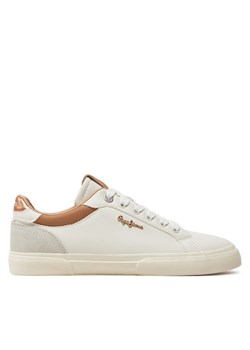 Pepe Jeans Sneakersy PLS31588 Brązowy ze sklepu MODIVO w kategorii Buty sportowe damskie - zdjęcie 182694666