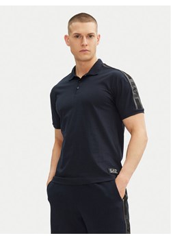 EA7 Emporio Armani Polo 7M000139 AF10375 UB102 Granatowy Regular Fit ze sklepu MODIVO w kategorii T-shirty męskie - zdjęcie 182694765