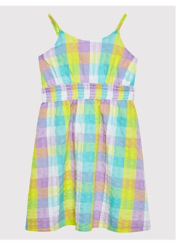 United Colors Of Benetton Sukienka letnia 41CFCV00G Kolorowy Regular Fit ze sklepu MODIVO w kategorii Sukienki dziewczęce - zdjęcie 182694769