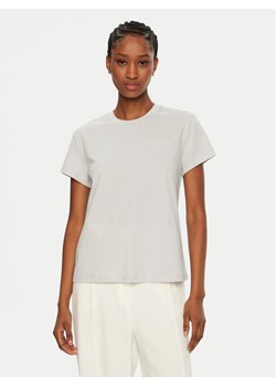 Patrizia Pepe T-Shirt 8M1543/J111-S702 Szary Regular Fit ze sklepu MODIVO w kategorii Bluzki damskie - zdjęcie 182694809