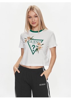 Guess T-Shirt Zoey V4GI02 K46D1 Biały Boxy Fit ze sklepu MODIVO w kategorii Bluzki damskie - zdjęcie 182694828