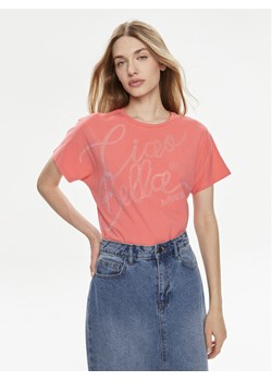 Fracomina T-Shirt FP22ST3004J401N5 Różowy Regular Fit ze sklepu MODIVO w kategorii Bluzki damskie - zdjęcie 182694957
