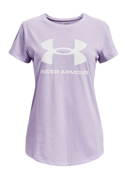 Under Armour T-Shirt UA SPORTSTYLE LOGO SS 1361182 Różowy Regular Fit ze sklepu MODIVO w kategorii Bluzki dziewczęce - zdjęcie 182695029
