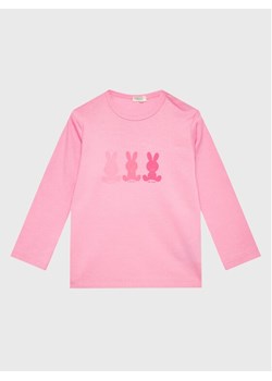 United Colors Of Benetton Bluzka 3I9WA1001 Różowy Regular Fit ze sklepu MODIVO w kategorii Bluzki dziewczęce - zdjęcie 182695146