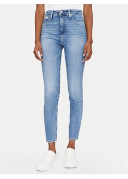 Calvin Klein Jeans Jeansy J20J225144 Niebieski Super Skinny Fit ze sklepu MODIVO w kategorii Jeansy damskie - zdjęcie 182695189