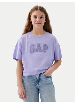 Gap T-Shirt 883128-01 Fioletowy Relaxed Fit ze sklepu MODIVO w kategorii Bluzki dziewczęce - zdjęcie 182695218