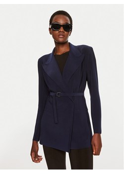 NORMA KAMALI Marynarka KK2244PLB80951 Granatowy Slim Fit ze sklepu MODIVO w kategorii Marynarki damskie - zdjęcie 182695248