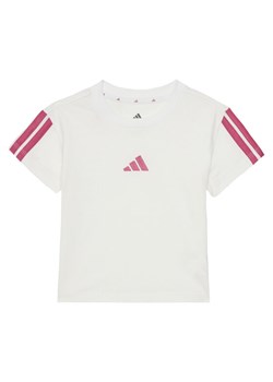 adidas T-Shirt Essentials JN6494 Biały Regular Fit ze sklepu MODIVO w kategorii Bluzki dziewczęce - zdjęcie 182695267