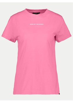 Didriksons T-Shirt Ingarö 505542 Różowy Regular Fit ze sklepu MODIVO w kategorii Bluzki damskie - zdjęcie 182695269