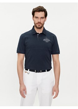 Aeronautica Militare Polo 241PO1756J584 Granatowy Regular Fit ze sklepu MODIVO w kategorii T-shirty męskie - zdjęcie 182695278