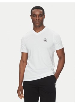 KARL LAGERFELD T-Shirt 755021 552224 Biały Regular Fit ze sklepu MODIVO w kategorii T-shirty męskie - zdjęcie 182695306