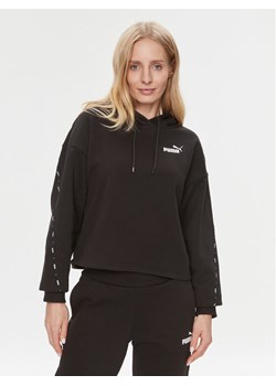 Puma Bluza Ess Tape 675996 Czarny Regular Fit ze sklepu MODIVO w kategorii Bluzy damskie - zdjęcie 182695325