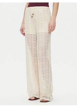 Vero Moda Spodnie materiałowe Maya 10325044 Beżowy Wide Leg ze sklepu MODIVO w kategorii Spodnie damskie - zdjęcie 182695328
