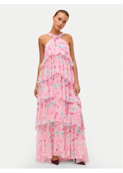 Vero Moda Sukienka wieczorowa Felicia 10295237 Różowy Slim Fit ze sklepu MODIVO w kategorii Sukienki - zdjęcie 182695486