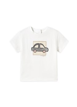 Mayoral T-Shirt 1052 Biały Regular Fit ze sklepu MODIVO w kategorii Kaftaniki i bluzki - zdjęcie 182695519