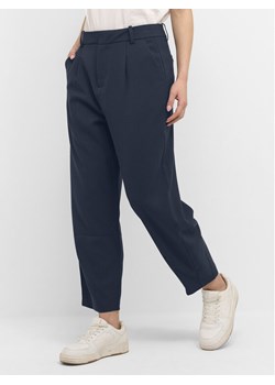 Kaffe Spodnie materiałowe Merle 10504769 Granatowy Classic Fit ze sklepu MODIVO w kategorii Spodnie damskie - zdjęcie 182695578