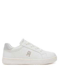 Tommy Hilfiger Sneakersy Low Cut Velcro Sneaker T1A9-33728-1439 S Biały - id: 0000305127785 - marki Tommy Hilfiger - 182695739 Tommy Hilfiger Sneakersy Low Cut Velcro Sneaker T1A9-33728-1439 S Biały ze sklepu MODIVO w kategorii Buty sportowe dziecięce - zdjęcie 182695739