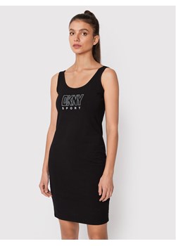 DKNY Sport Sukienka letnia DP2D4646 Czarny Slim Fit ze sklepu MODIVO w kategorii Sukienki - zdjęcie 182695866
