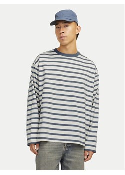 Jack&Jones Longsleeve Islington 12273202 Niebieski Loose Fit ze sklepu MODIVO w kategorii T-shirty męskie - zdjęcie 182695907