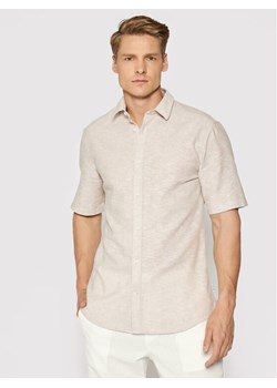Only & Sons Koszula Caiden 22009885 Beżowy Slim Fit ze sklepu MODIVO w kategorii Koszule męskie - zdjęcie 182695925