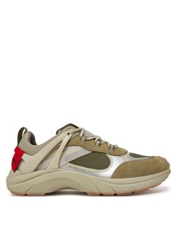 HUGO Sneakersy GO2 50541703 Khaki ze sklepu MODIVO w kategorii Buty sportowe męskie - zdjęcie 182695926