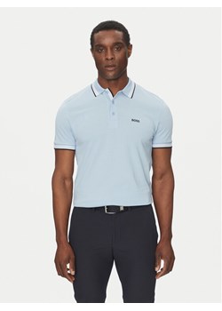 BOSS Polo Paddy 50469055 Błękitny Regular Fit - id: 0000305121035 - marki BOSS HUGO BOSS - 182695946 BOSS Polo Paddy 50469055 Błękitny Regular Fit ze sklepu MODIVO w kategorii T-shirty męskie - zdjęcie 182695946