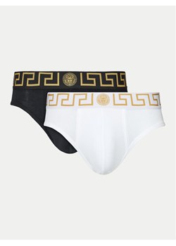 Versace Komplet 2 par slipów AU10180 1A10011 Czarny ze sklepu MODIVO w kategorii Majtki męskie - zdjęcie 182695957