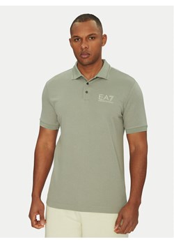 EA7 Emporio Armani Polo 7M000300 AF13739 U8058 Szary Regular Fit ze sklepu MODIVO w kategorii T-shirty męskie - zdjęcie 182696058