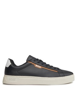 Boss Sneakersy Rhys Tenn 50502869 Czarny ze sklepu MODIVO w kategorii Trampki męskie - zdjęcie 182696075