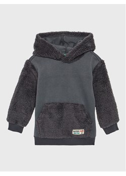 United Colors Of Benetton Bluza 34NEG501K Szary Regular Fit ze sklepu MODIVO w kategorii Bluzy chłopięce - zdjęcie 182696137
