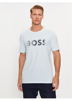Boss T-Shirt Tee 1 50494106 Niebieski Regular Fit ze sklepu MODIVO w kategorii T-shirty męskie - zdjęcie 182696146
