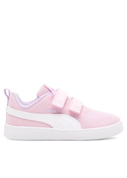 Puma Sneakersy Courtflex V2 Mesh V 371759 08 Różowy ze sklepu MODIVO w kategorii Trampki dziecięce - zdjęcie 182696277