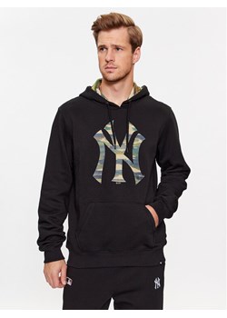 47 Brand Bluza New York Yankees BB017PMAZJR590415JK Czarny Regular Fit ze sklepu MODIVO w kategorii Bluzy męskie - zdjęcie 182696358
